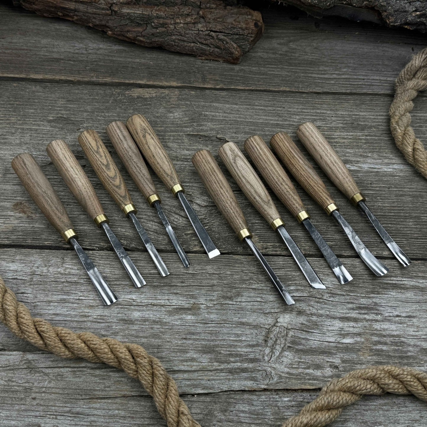 10-Piece Wood Carving Chisel & Gouge Set