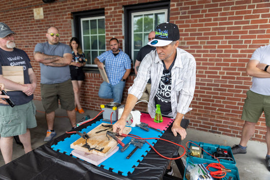 Instructor Keith Holder at a previous class