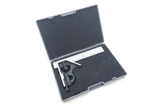 iGaging 6" Precision Combo Square with EM Imperial and Metric Measurements