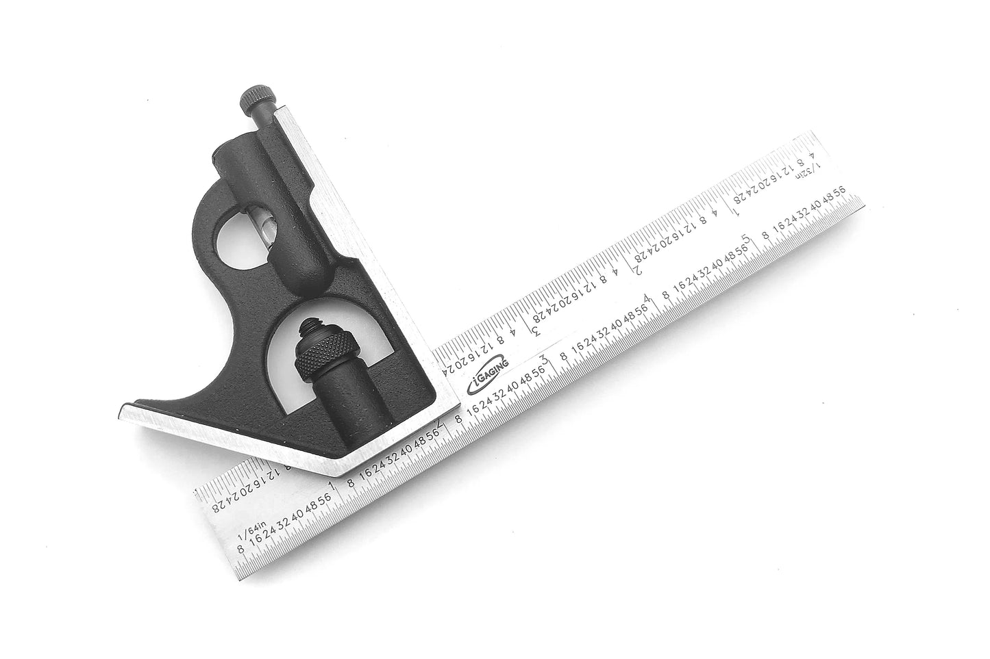iGaging 6" Precision Combo Square with EM Imperial and Metric Measurements