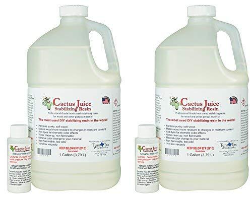 Cactus Juice Stabilizing Resin for Woodworking