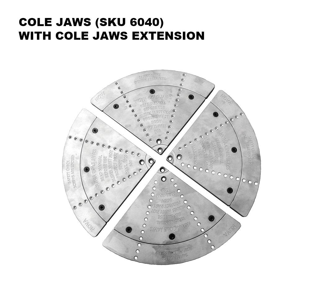Cole Jaw Extension 12"-15" (Can only be used with New 6040 12" Cole Jaws)
