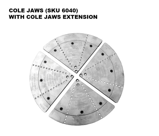 Cole Jaw Extension 12"-15" (Can Only Be Used With New 6040 12" Cole Jaws)