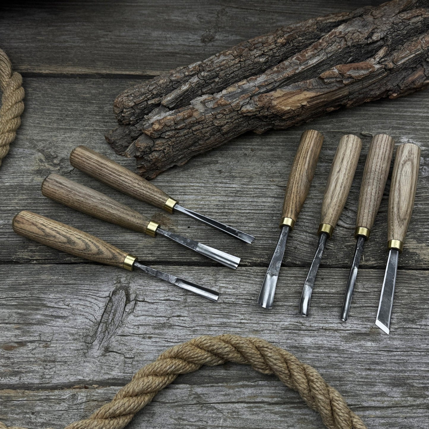 7-Piece Wood Carving Chisel & Gouge Set