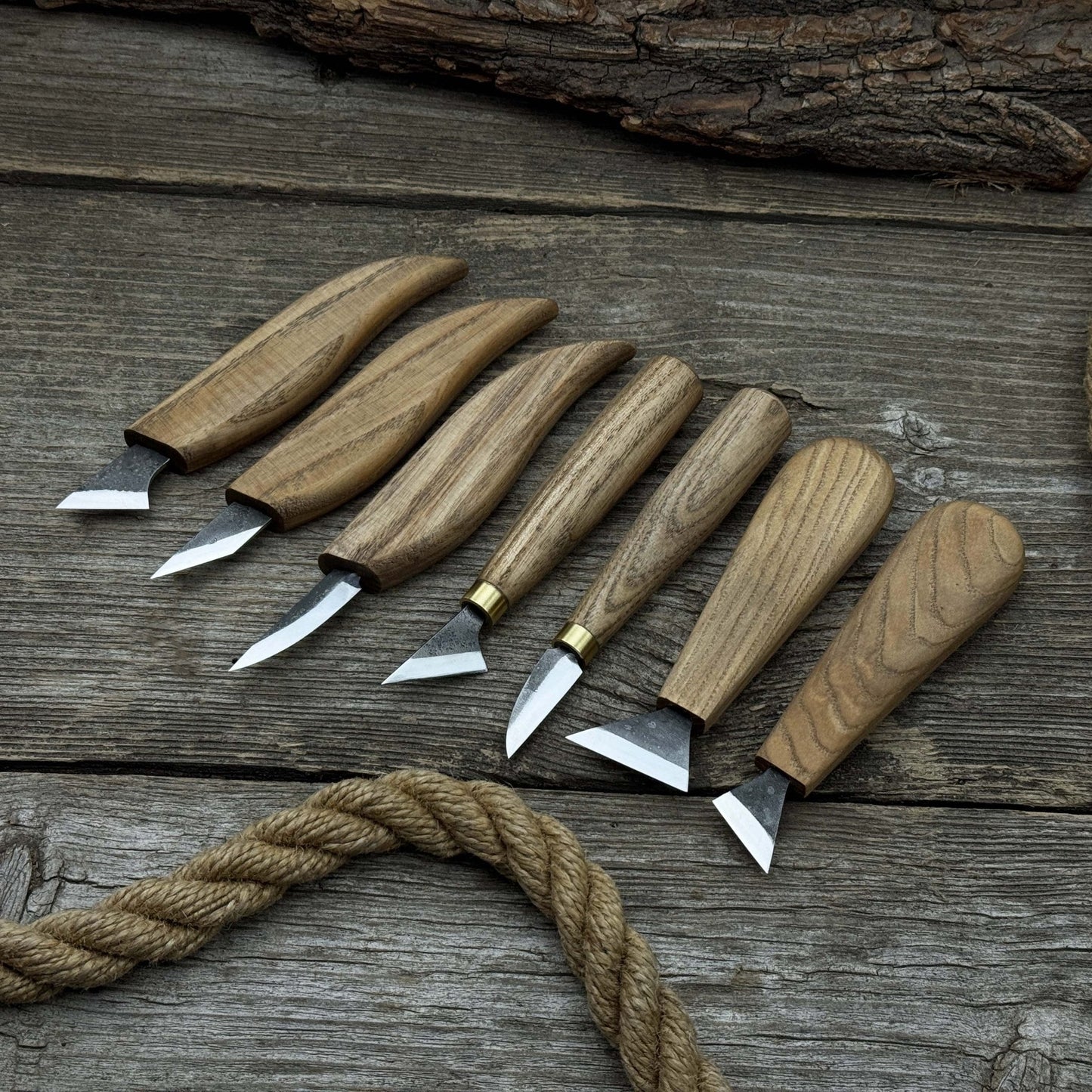 7-Piece Wood Carving Knife Set