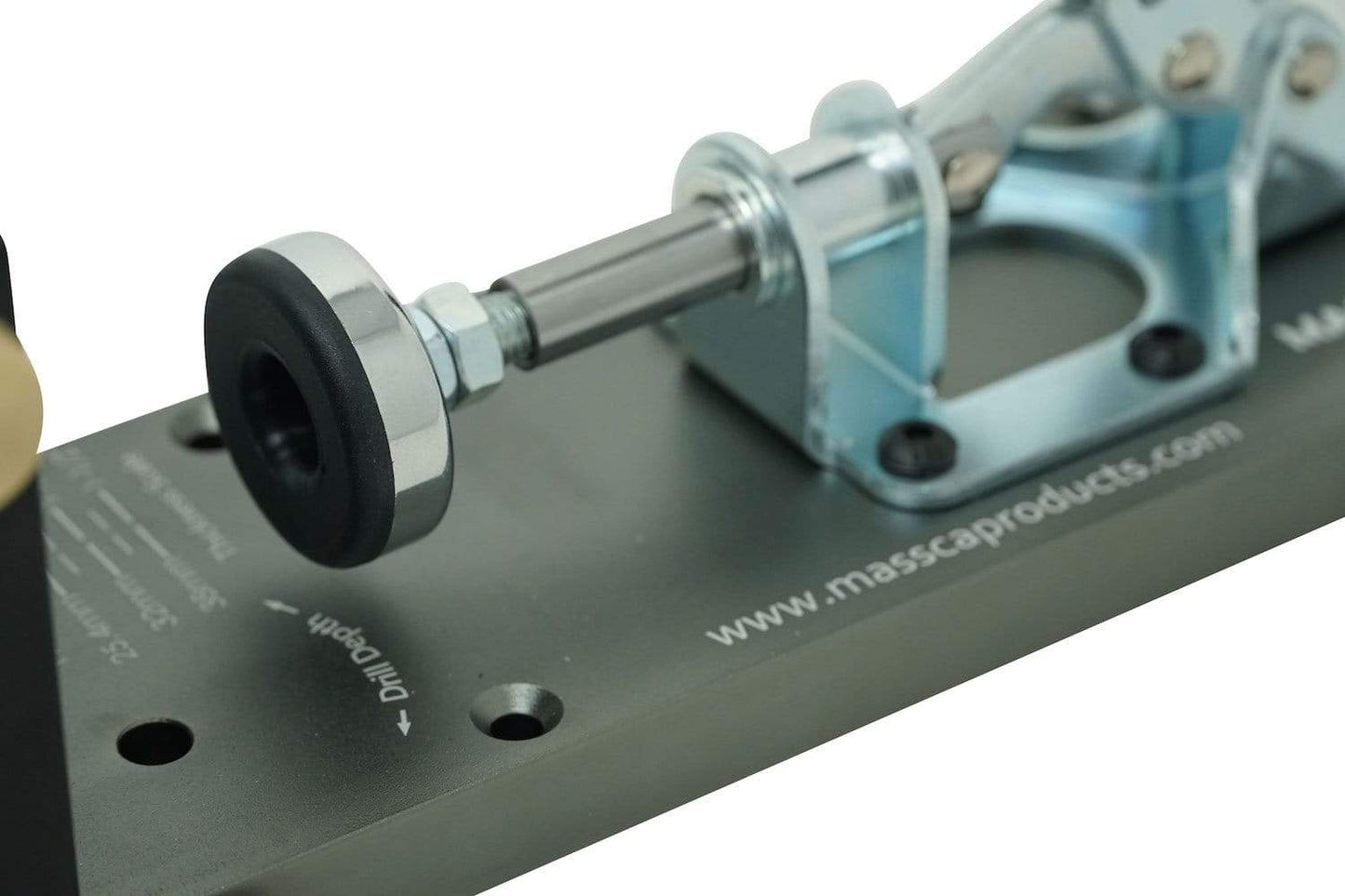 Massca M1 Aluminum Pocket Hole Jig System (Upgraded Triple Pilot Hole )