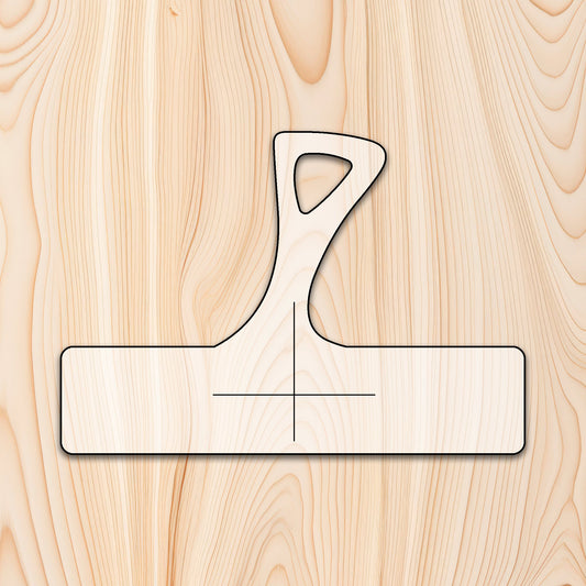 Organic Thin Cutting Board or Charcuterie Board Handle Router Template