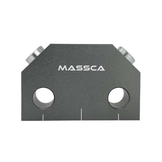 Massca Dowel Jig X - For Angled Dowel Joints + Quick Gear Clamp 12 Inches