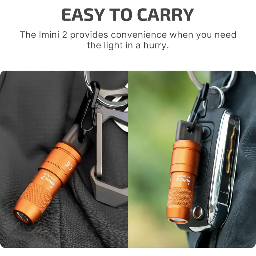 OLIGHT IMINI2OG imini 2 Rechargeable Mini Flashlight - Orange