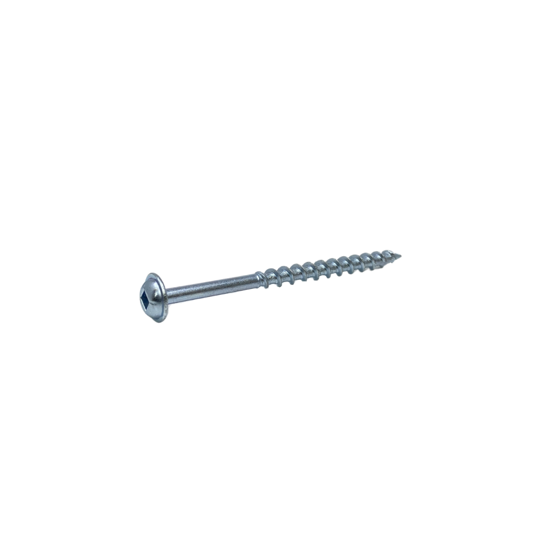 2-1/2'' Coarse Thread #8 Zinc Pocket Hole Screws - 100 Screws