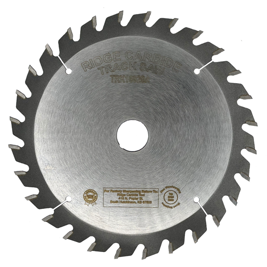 Ridge Carbide 160MM X 28T ATB 20MM +15 1.6/2.2 M5 TRACK SAW RIP BLADE