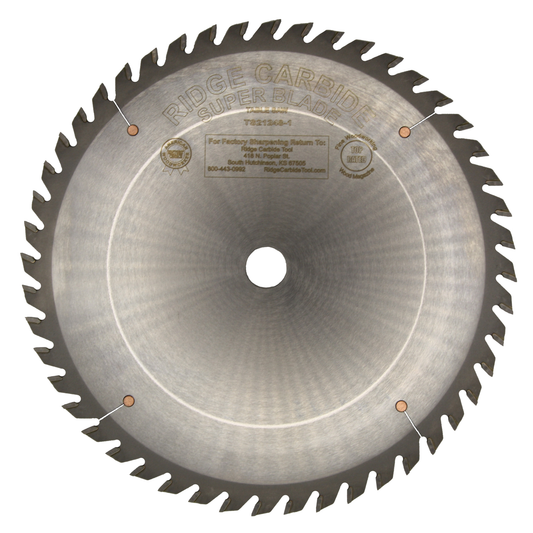 Ridge Carbide 12" X 48T AR 2+1 +20 HK .110 / .148" TS2000 SUPER COMBO BLADE
