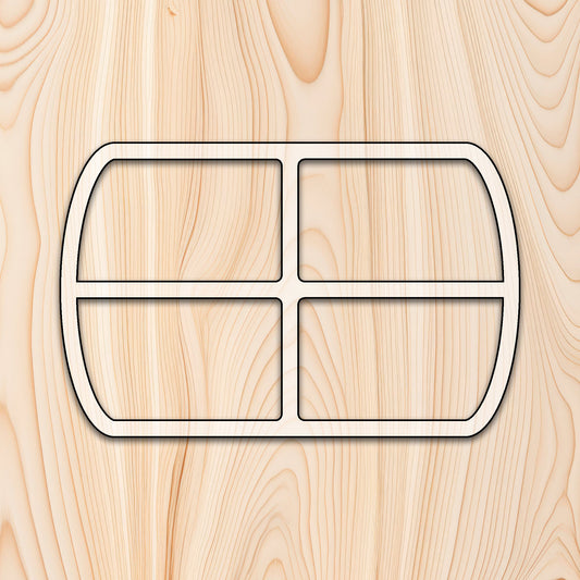 4 Rectangle Tray Router Template