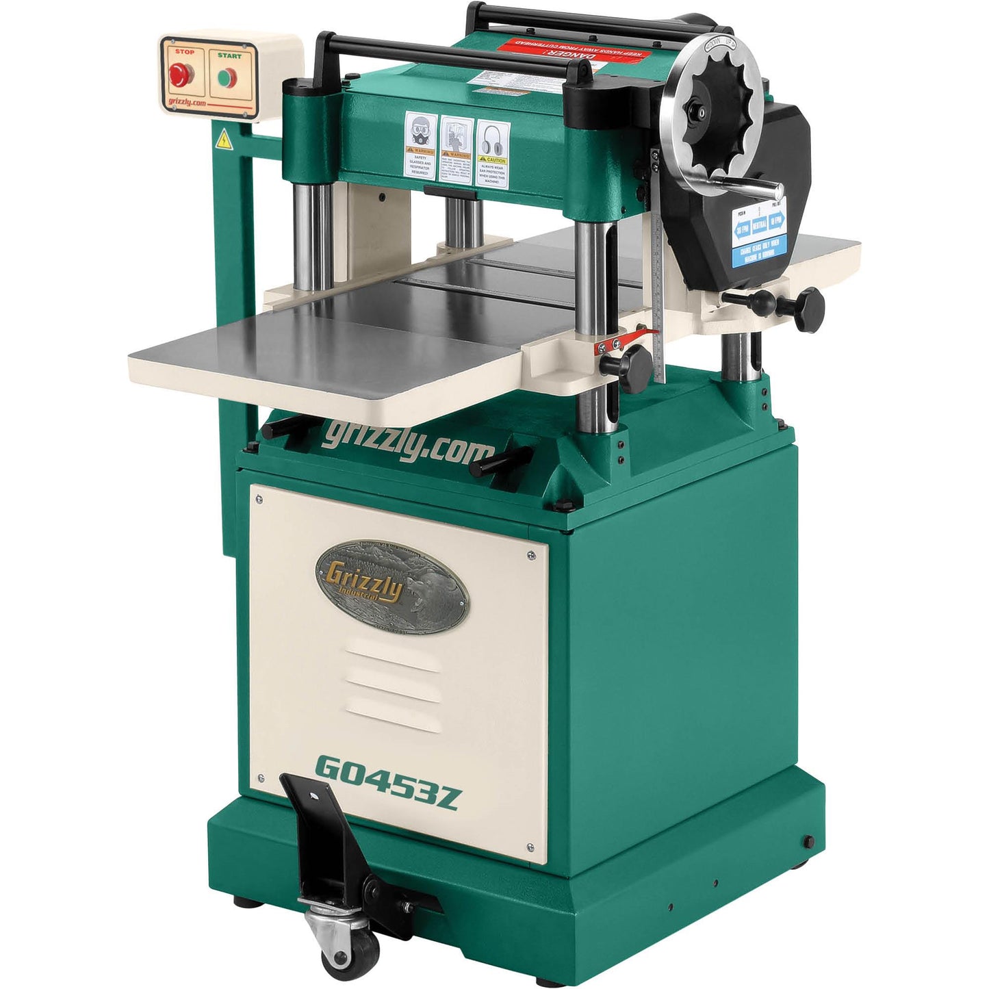 Grizzly G0453Z - 15" 3 HP Planer w/ Spiral Cutterhead