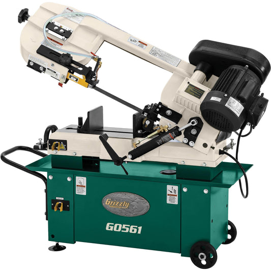 Grizzly G0561 - 7" x 12" 1 HP Horizontal Metal Cutting Bandsaw
