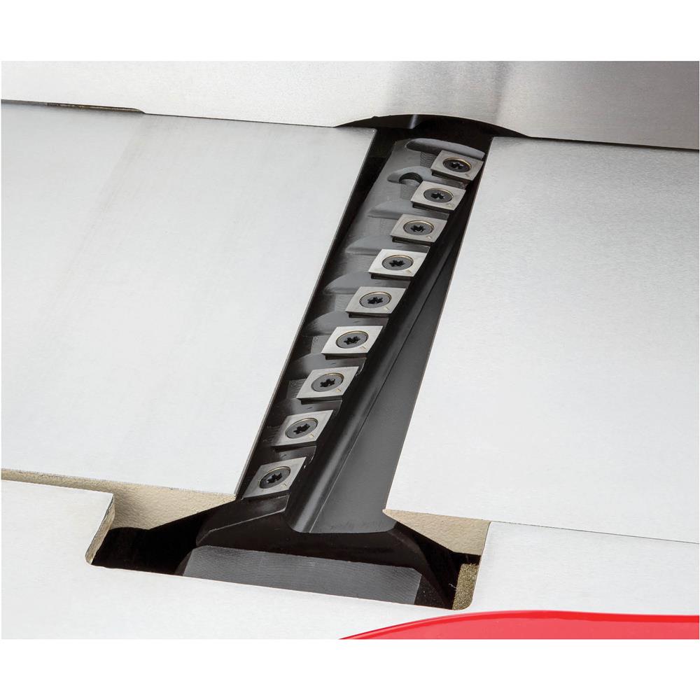 Grizzly G0858 - 8" x 76" Parallelogram Jointer w/ Helical Cutterhead & Mobile Base