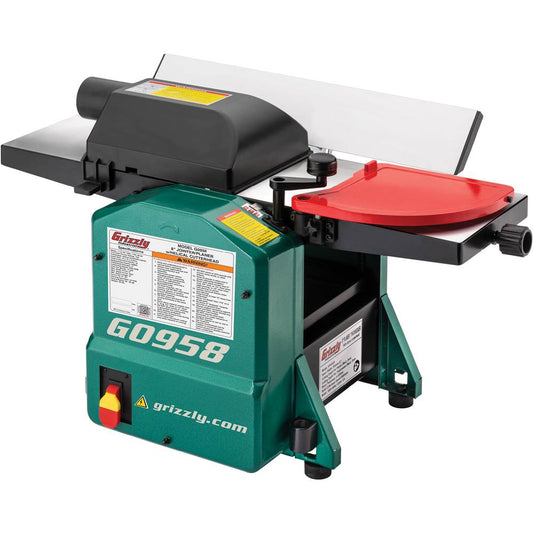 Grizzly G0958 - 8" Combo Planer/Jointer with Helical Cutterhead
