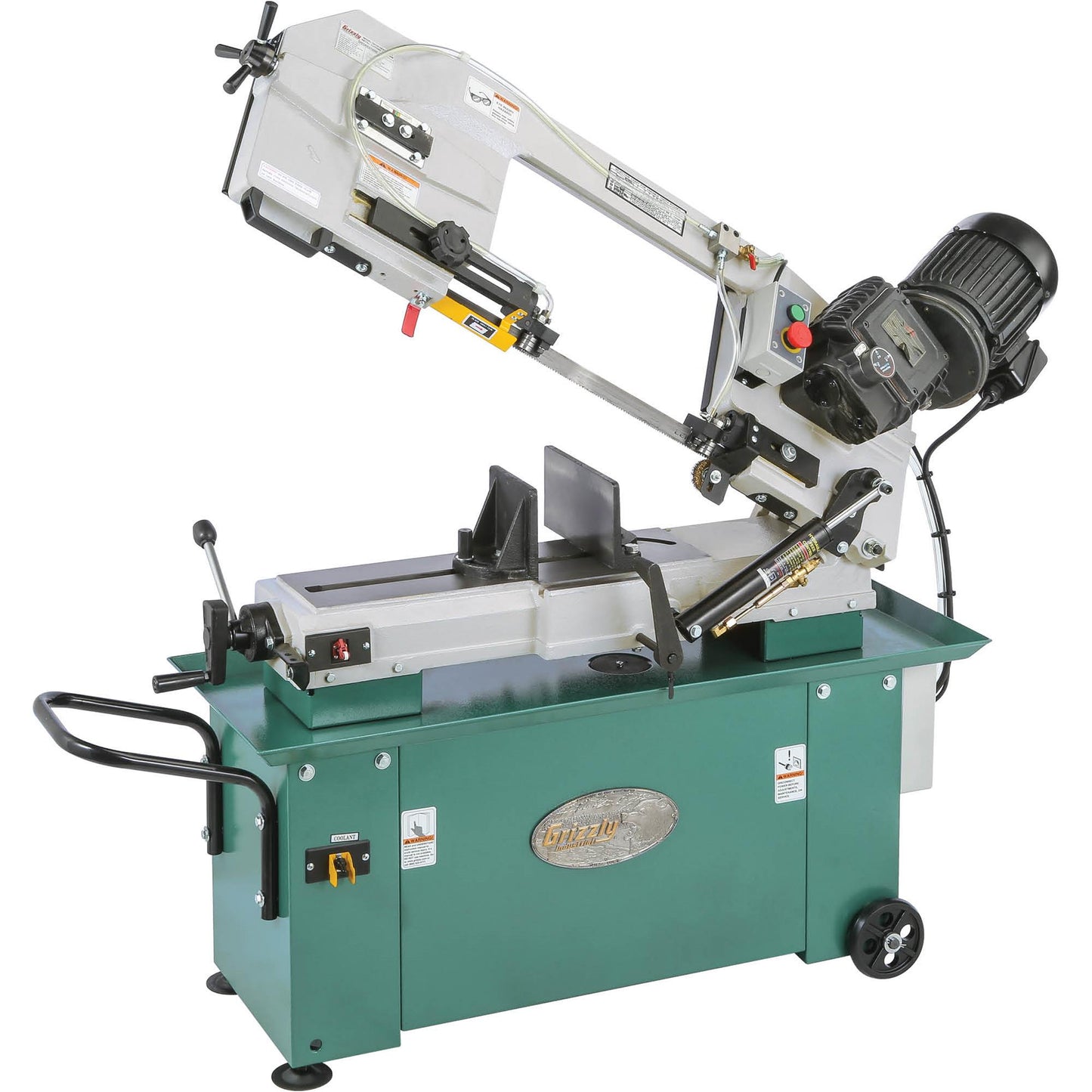 Grizzly G9743 - 7" x 12" 1-1/2 HP Horizontal Metal Cutting Bandsaw