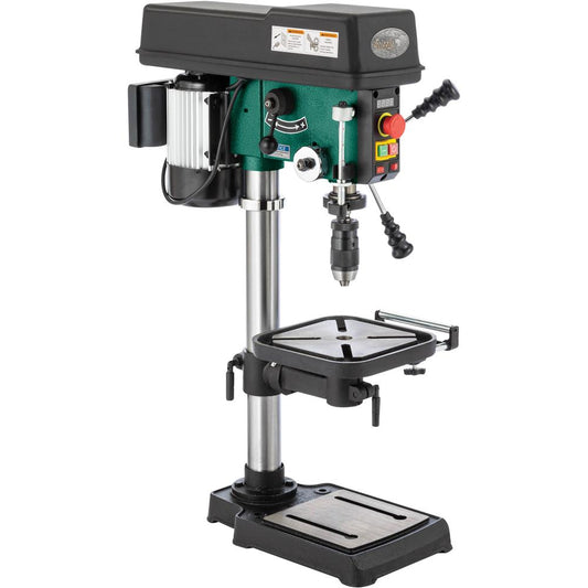 12" Variable-Speed Benchtop Drill Press with Laser