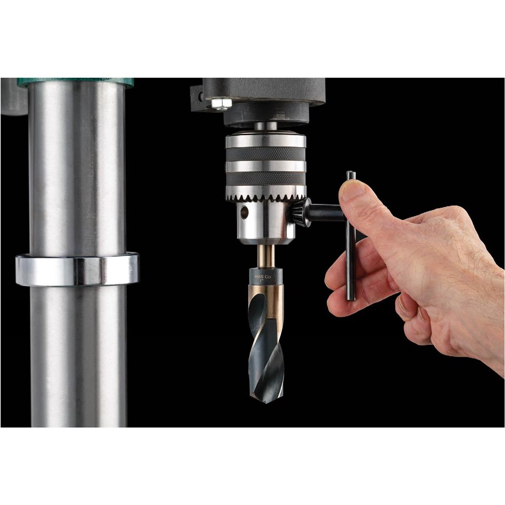 33-Pc. M35 Cobalt Silver & Deming Drill Bit Set W/ Aluminum Case