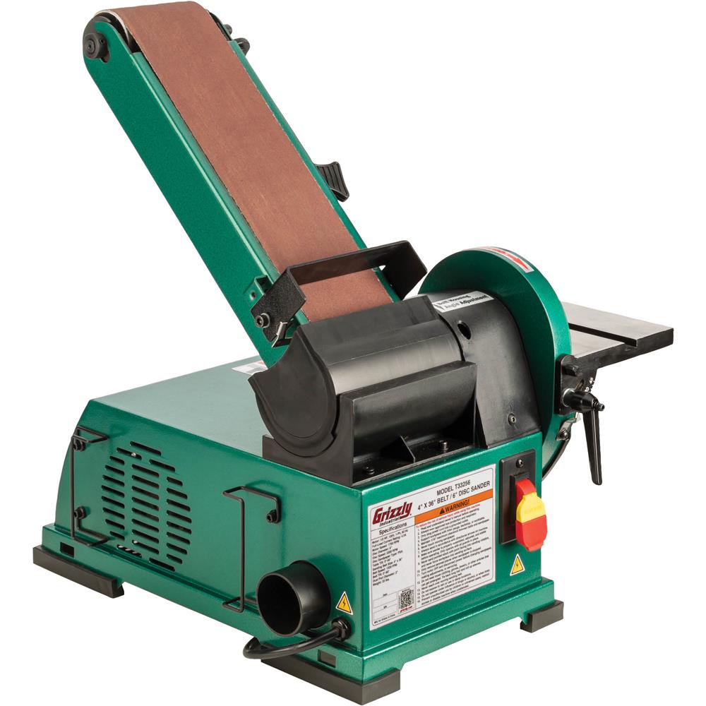 Grizzly T33256 - 4" x 36" Belt / 6" Disc Combo Sander