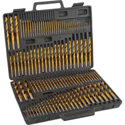HSS Titanium 135 Degree Drill Bit Set, 115 Pc.