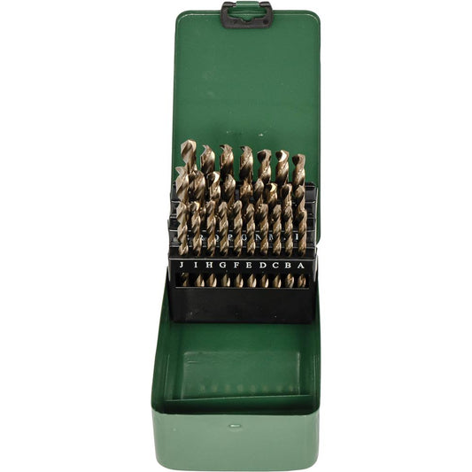 26-Pc. M35 HSS Cobalt Lettered A-Z Drill Bit Set