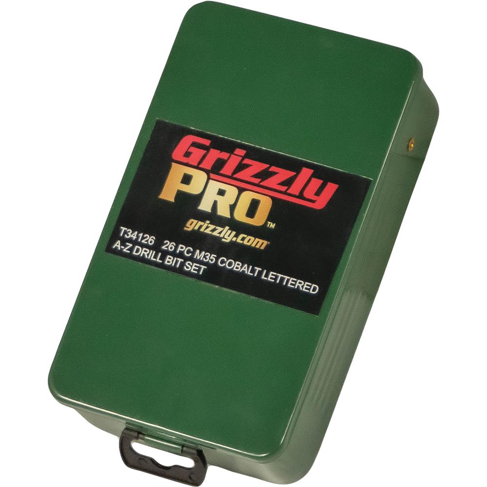 26-Pc. M35 HSS Cobalt Lettered A-Z Drill Bit Set