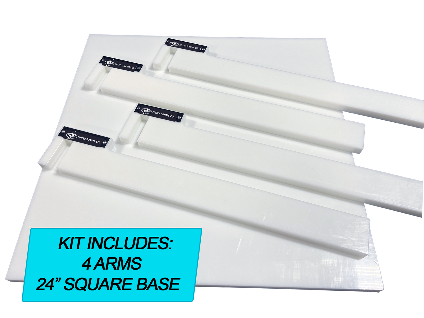 Universal Epoxy Form Kit - Fully Adjustable Form From 3" to 21" In Size - Norfolk Wood Shop