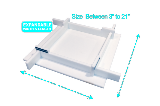 Universal Epoxy Form Kit - Fully Adjustable Form From 3" to 21" In Size