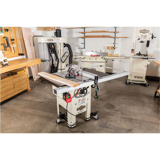 Shop Fox W1837 - 10" 2 HP Open Stand Hybrid Table Saw