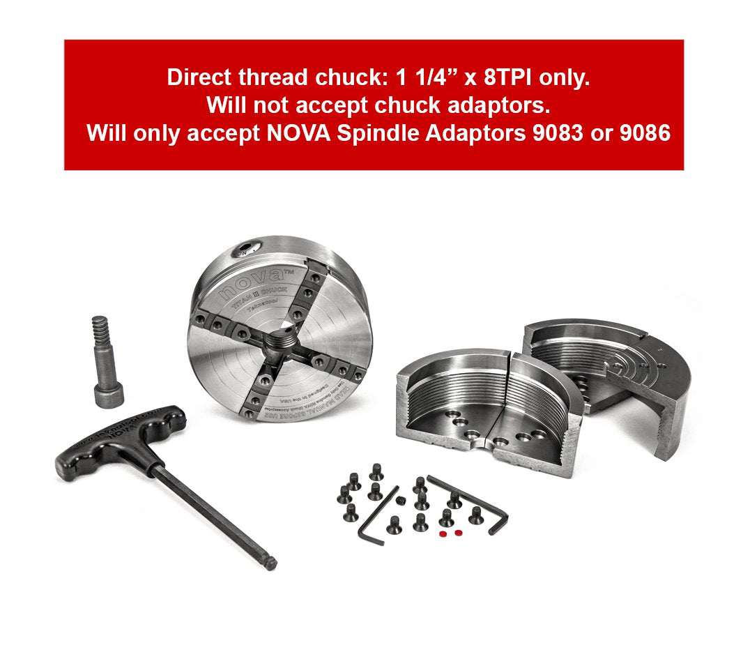 Titan III Chuck 1 1/4" 8 TPI