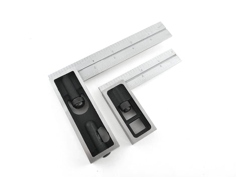 iGaging 4R Machinist Double Squares with 1/8", 1/16", 1/32 and 1/64" Graduations. - Norfolk Wood Shop