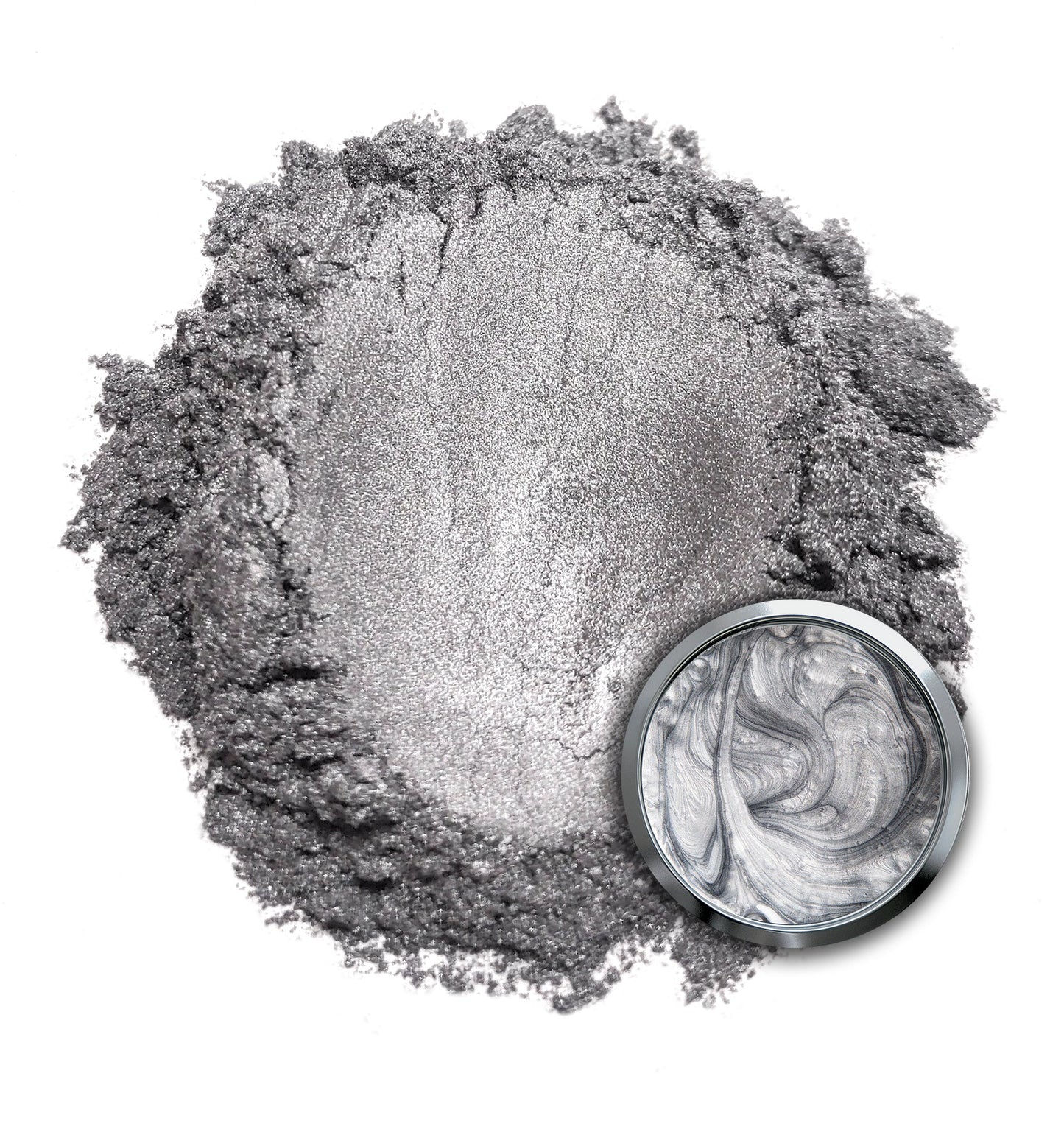 Grey/Silver Mica Powder Pigments