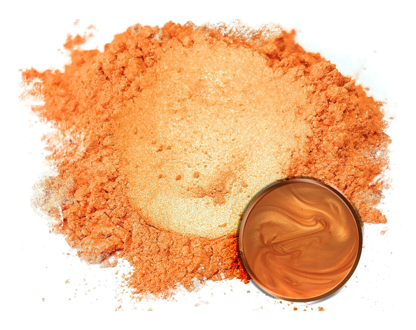Orange Mica Powder Pigments