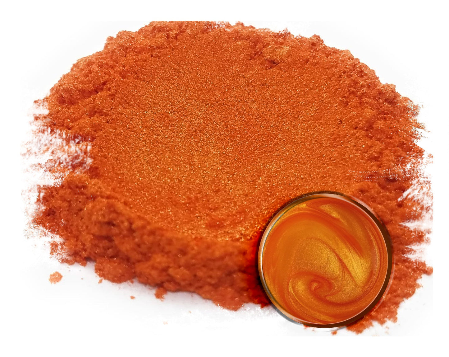 Orange Mica Powder Pigments