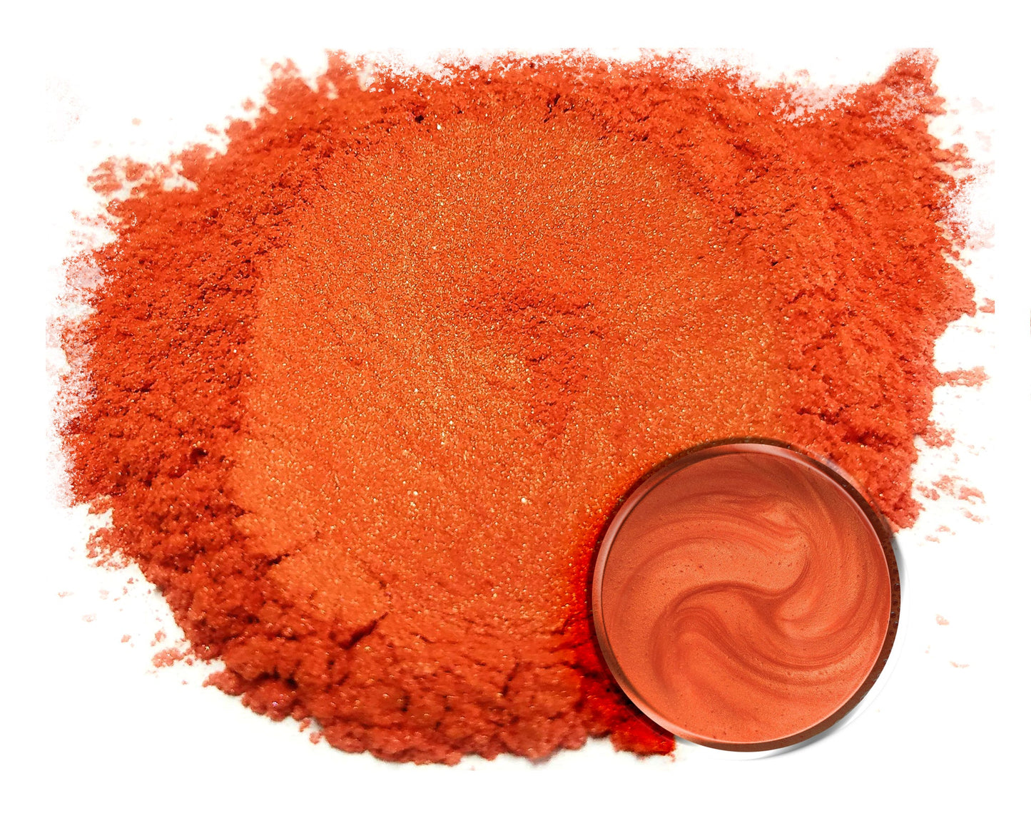 Orange Mica Powder Pigments
