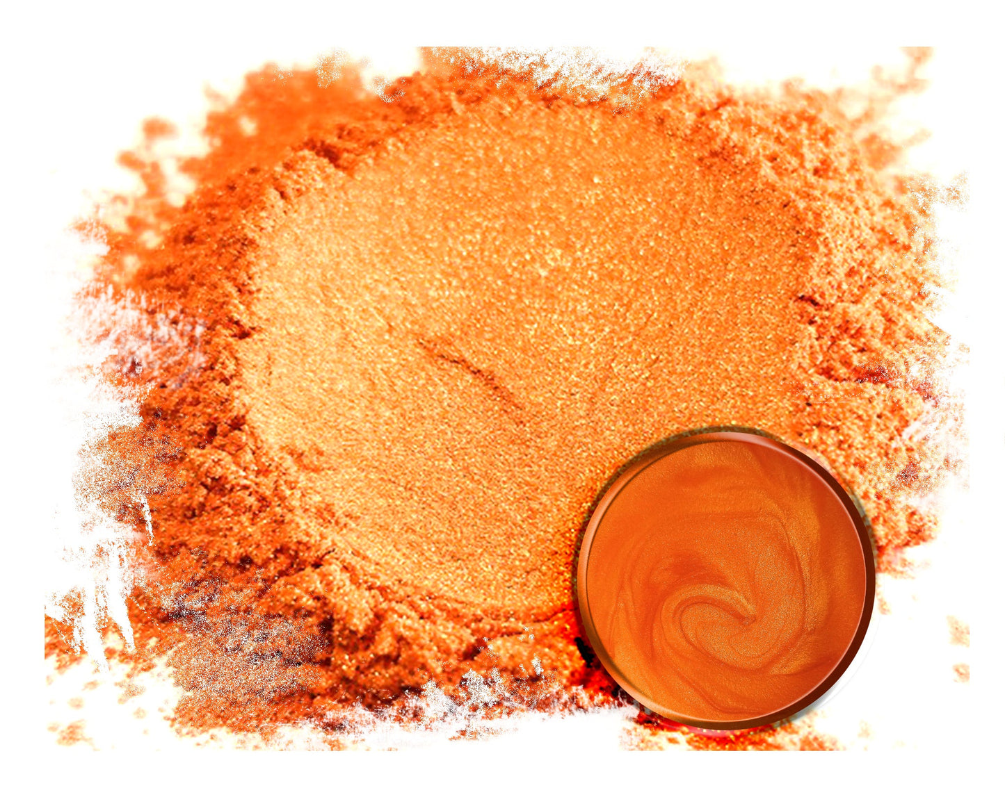 Orange Mica Powder Pigments