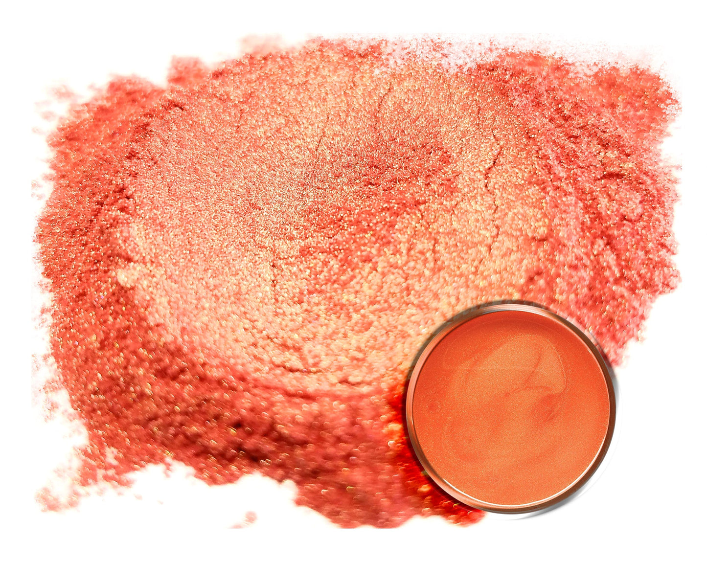 Orange Mica Powder Pigments