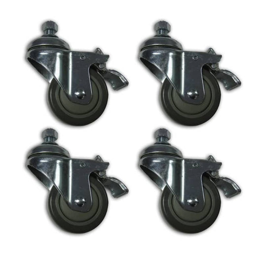 CASTERS SET OF 4 USE WITH OPEN STAND SuperMax Sanders