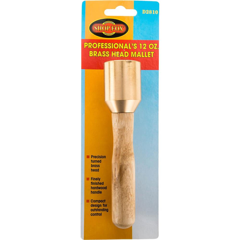 D2810 - Brass Head Mallets, 12 oz. - Norfolk Wood Shop
