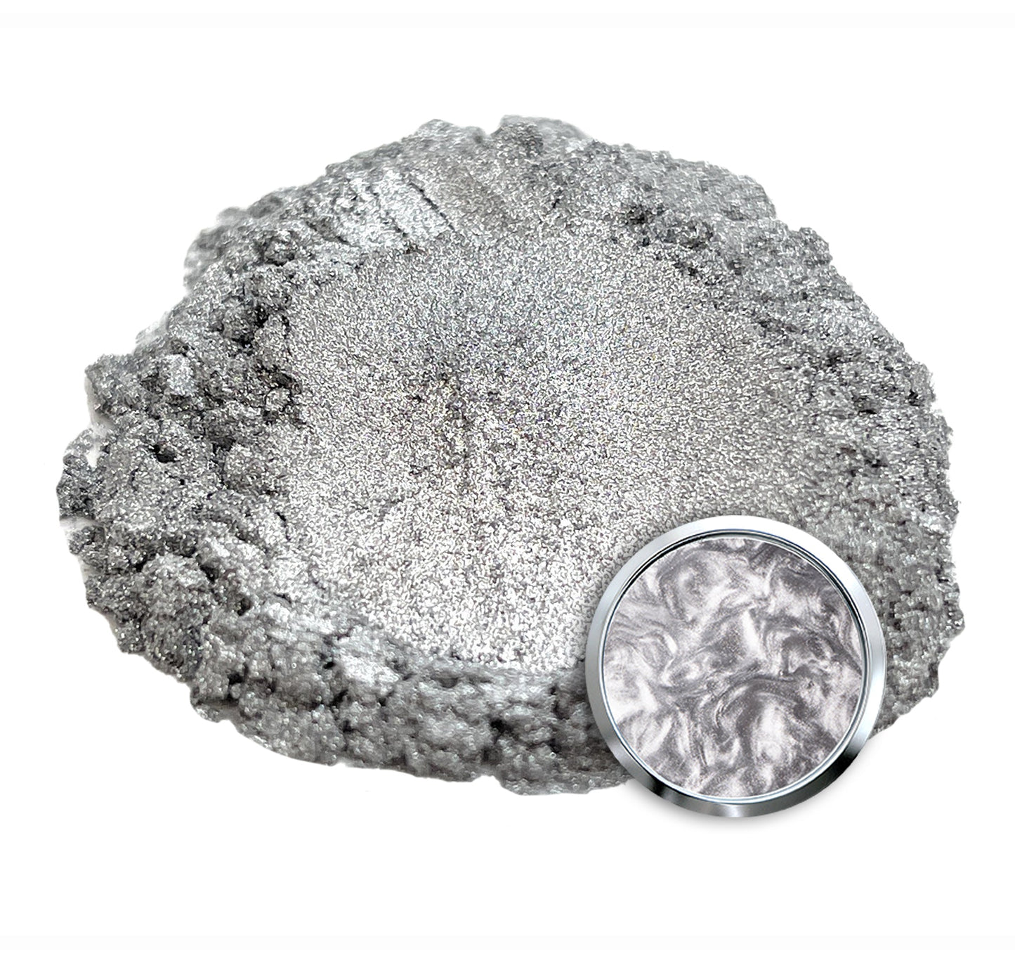 Grey/Silver Mica Powder Pigments
