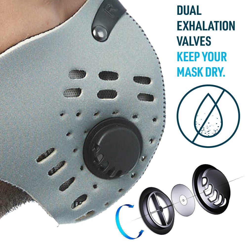 M1 NEOPRENE MASK - TITANIUM