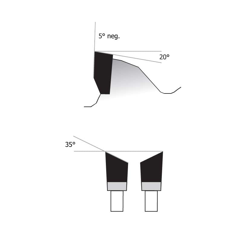 Ridge Carbide 10" X 80 30DEG ATB -5 HK .087 / .115 MELACRAFTER SAW BLADE