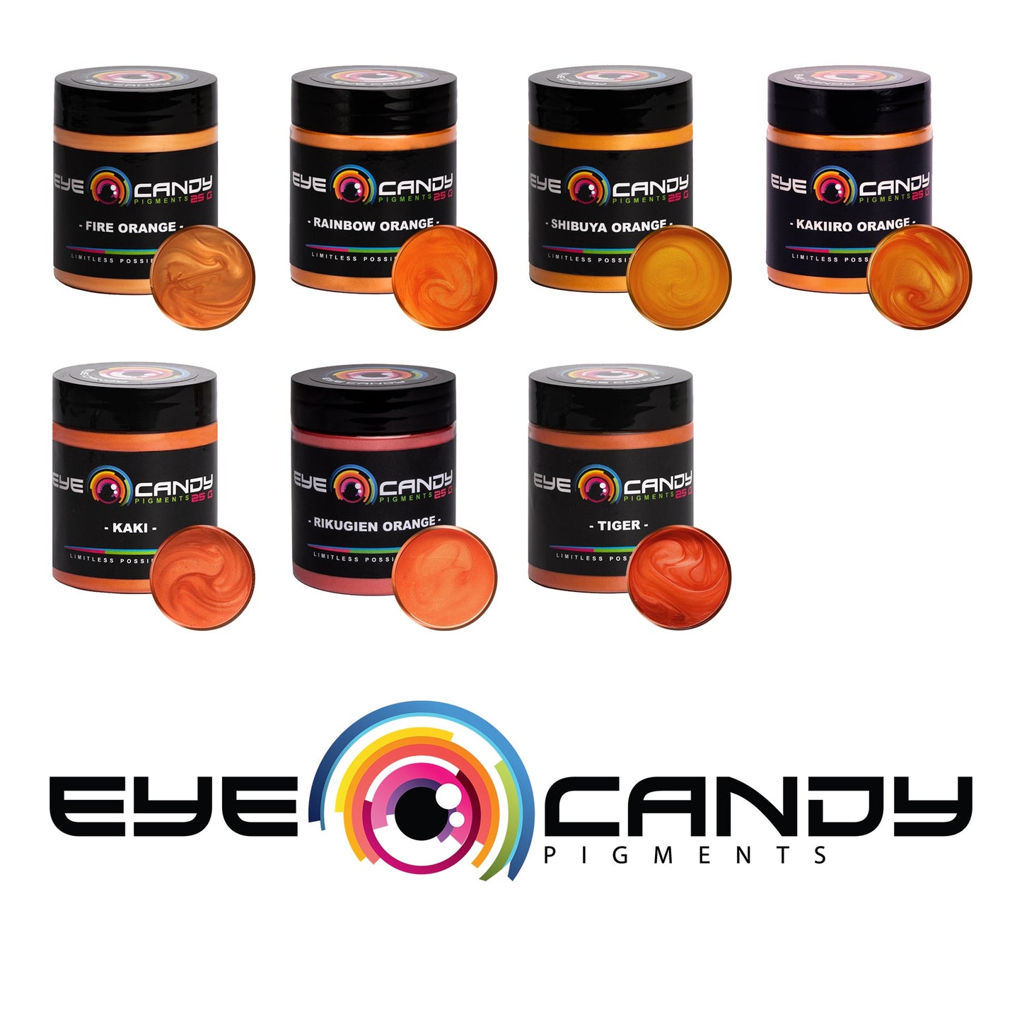 Orange Mica Powder Pigments