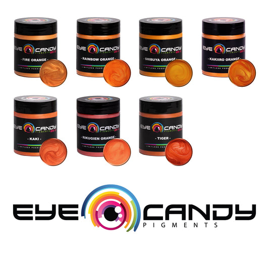 Orange Mica Powder Pigments