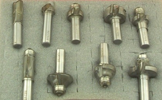 Basic Router Bit Starter Kit, 1/4" Shank, 8 pieces