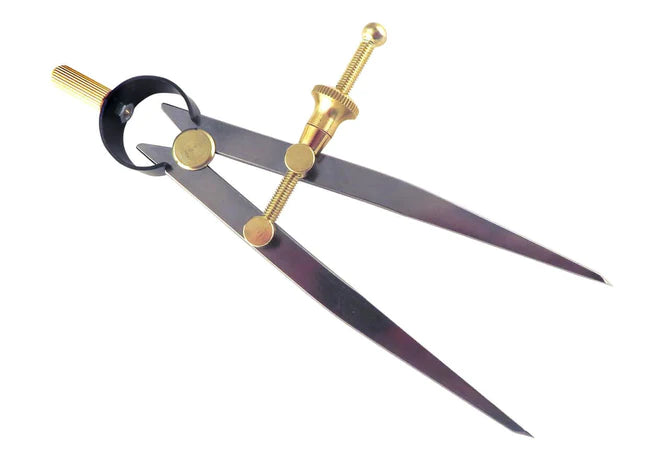 Yankee Spring Dividers (caliper) Quick-Adjust Nut Brass