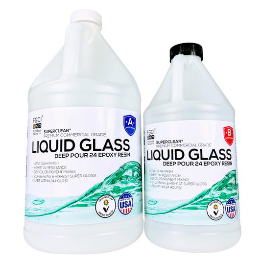 Superclear 2.0 Liquid Glass 2 Part Set - 1.5 gal kit