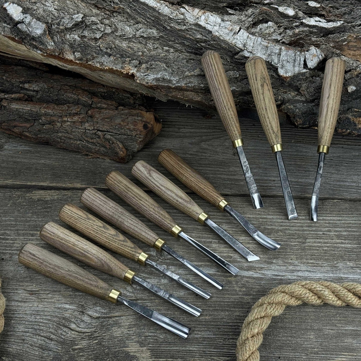 10-Piece Wood Carving Chisel & Gouge Set